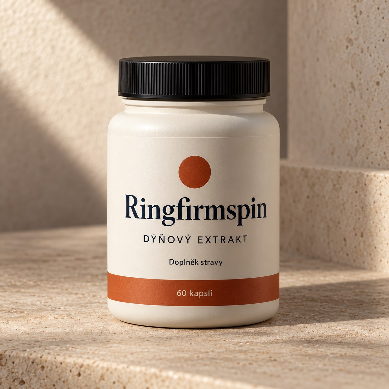 Ringfirmspin – Dýňový extrakt, uzavřená dóza, 60 kapslí