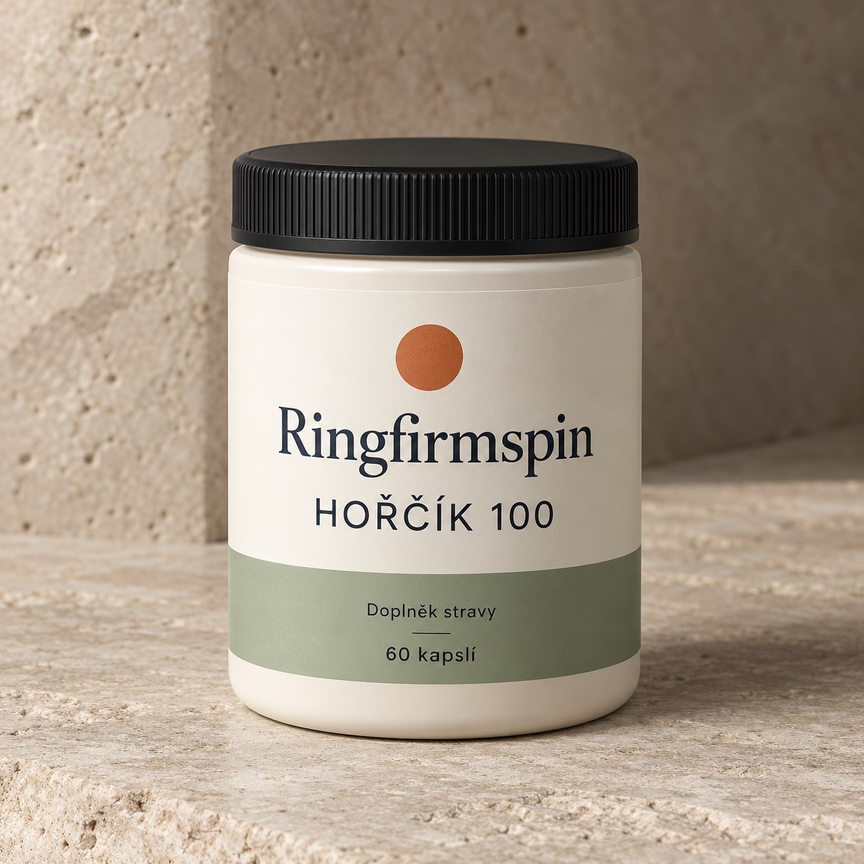 Ringfirmspin – Hořčík 100, uzavřená dóza, 60 kapslí